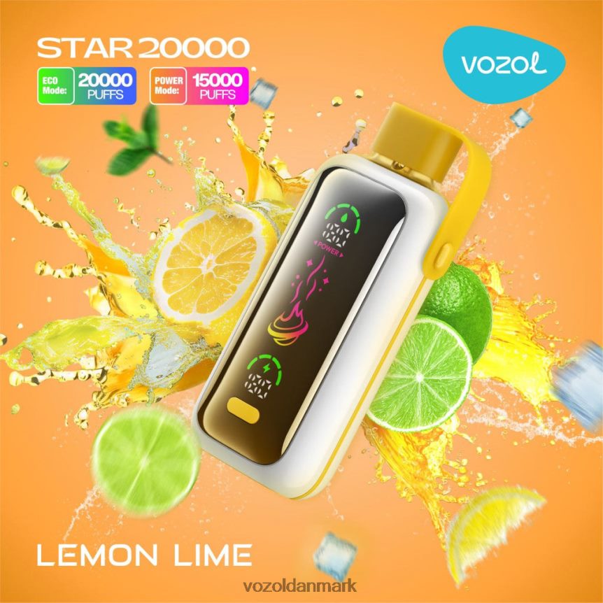 Vozol Copenhagen citron lime PZ6N8211 VOZOL STAR 20.000