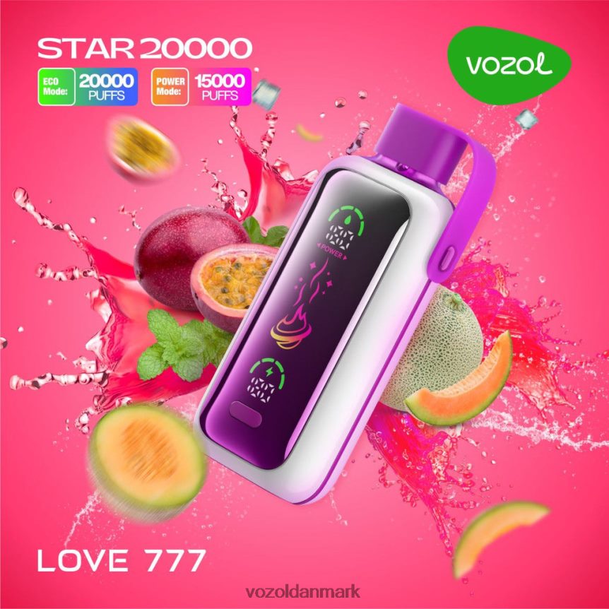 Vozol Vape Danmark elsker 777 PZ6N8212 VOZOL STAR 20.000