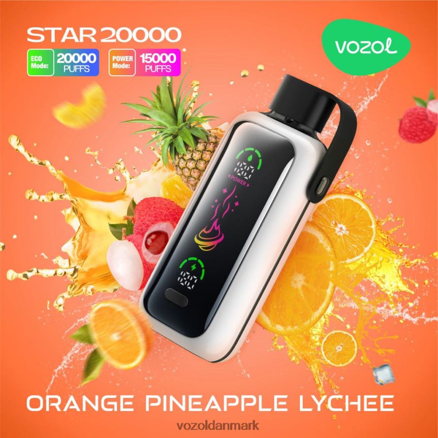 Vozol Vape Near Me orange ananas litchi PZ6N8215 VOZOL STAR 20.000