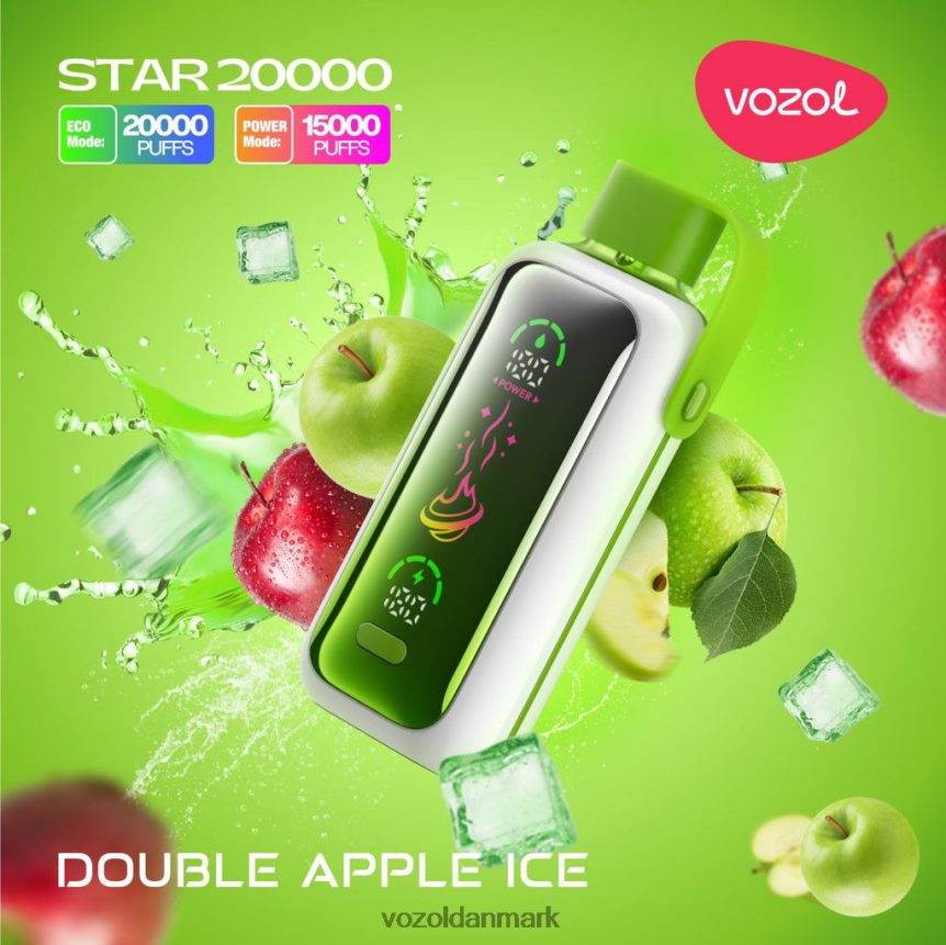 Vozol Vape Store dobbelt æbleis PZ6N827 VOZOL STAR 20.000