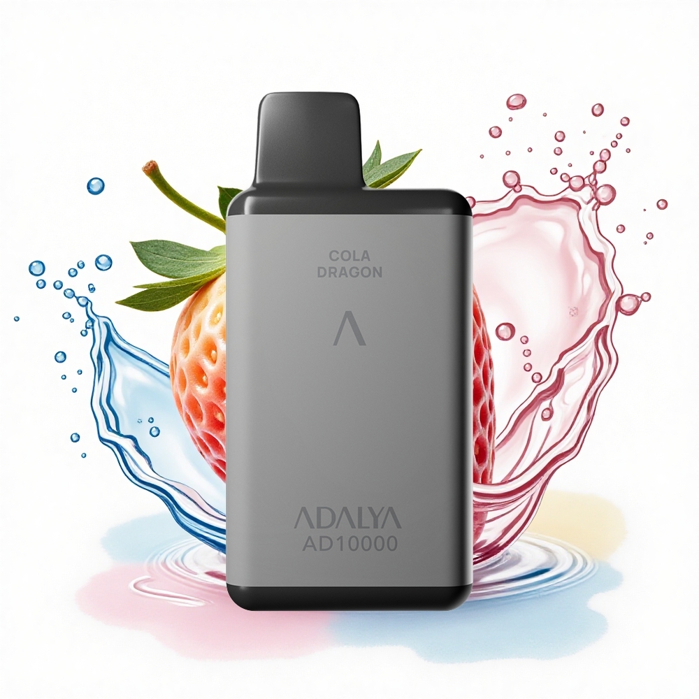 Adalya AD 10000 Jordbær Splash med 650 mAh og 14 ml
