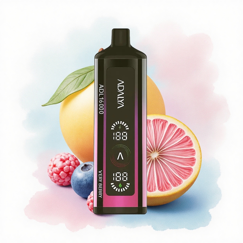 Adalya ADL 16000 PRO Bærlig Digital Skærm 2% Nikotin