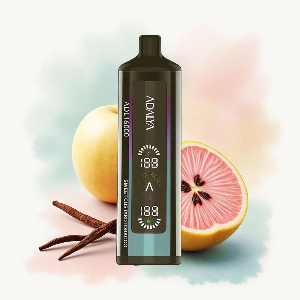 Adalya ADL 16000 PRO Sød Vaniljekage Tobak med 25ml og 1000 mAh