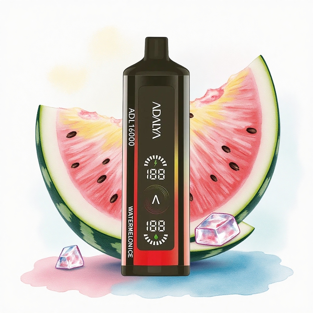 Adalya ADL 16000 PRO Vandmelon Is 25ml Smart Mesh Coil