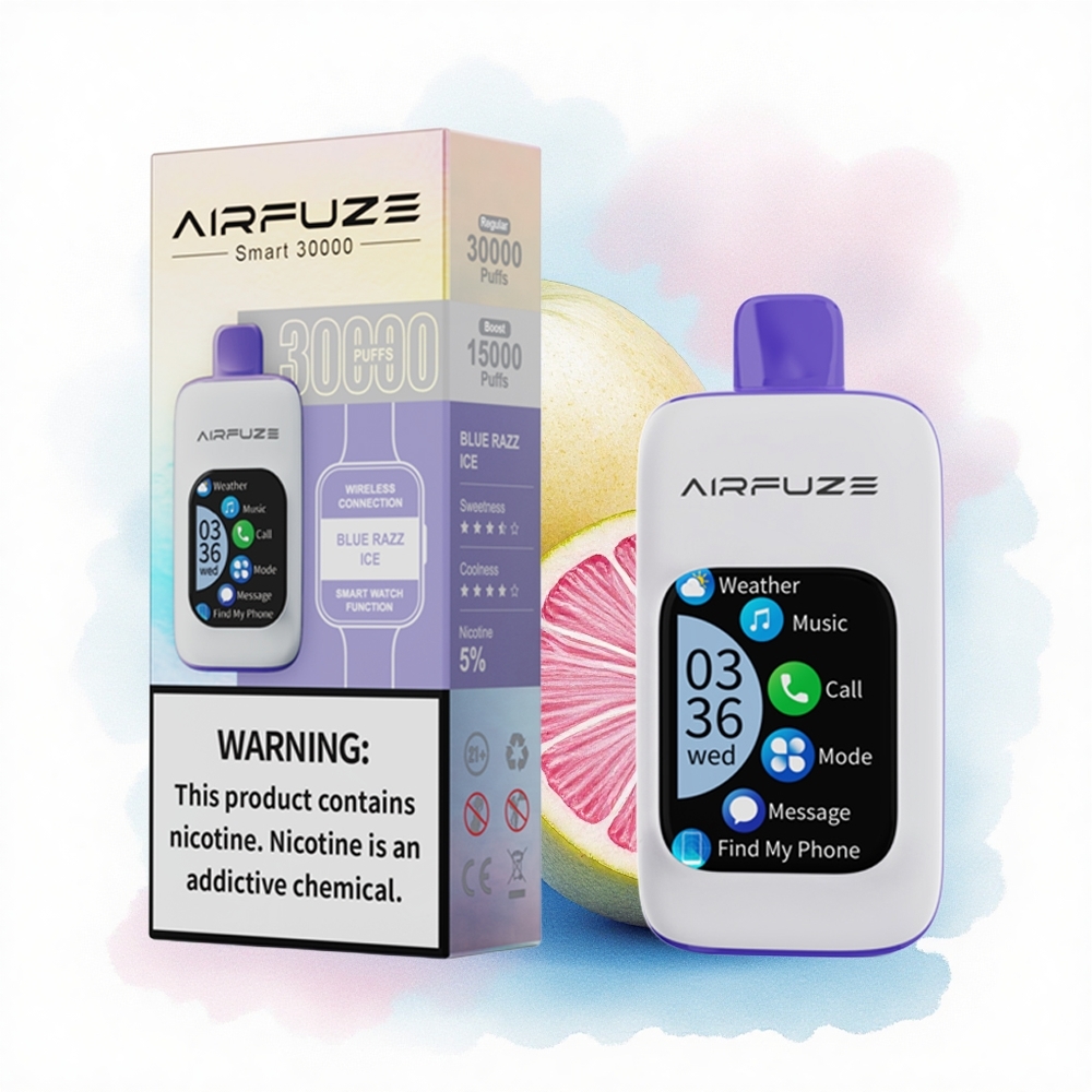 AirFuze Smart 30000 Blå Hindbær Is 5% Nikotin 900mAh