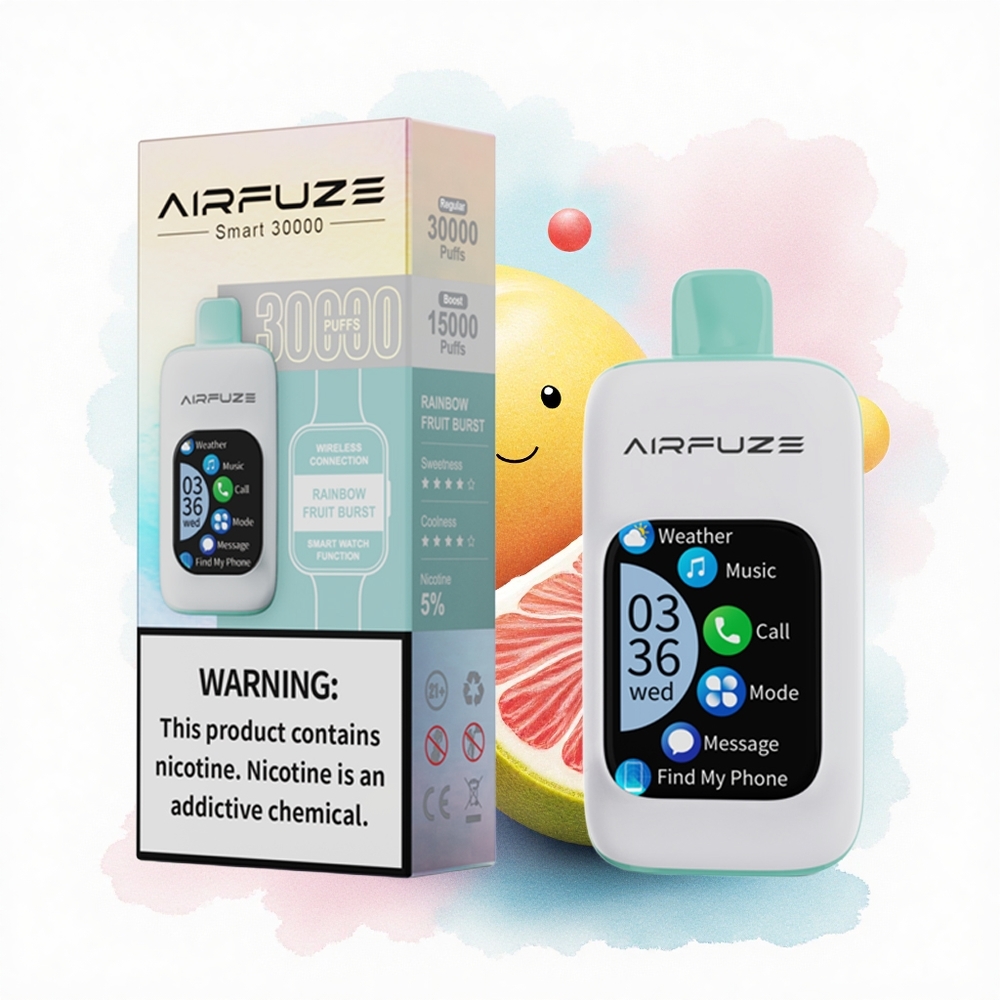 AirFuze Smart 30000 Regnbue Frugt Eksplosion 5% Nicotin 900mAh
