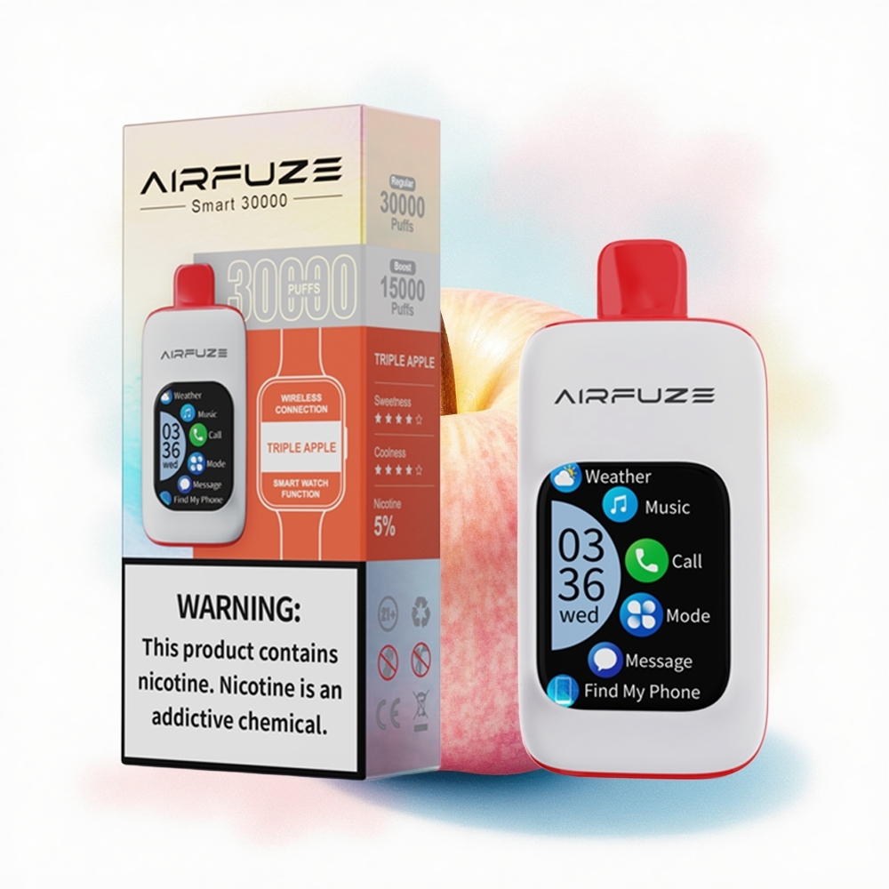 AirFuze Smart 30000 Tredoble Æble 5% Nikotin 900mAh