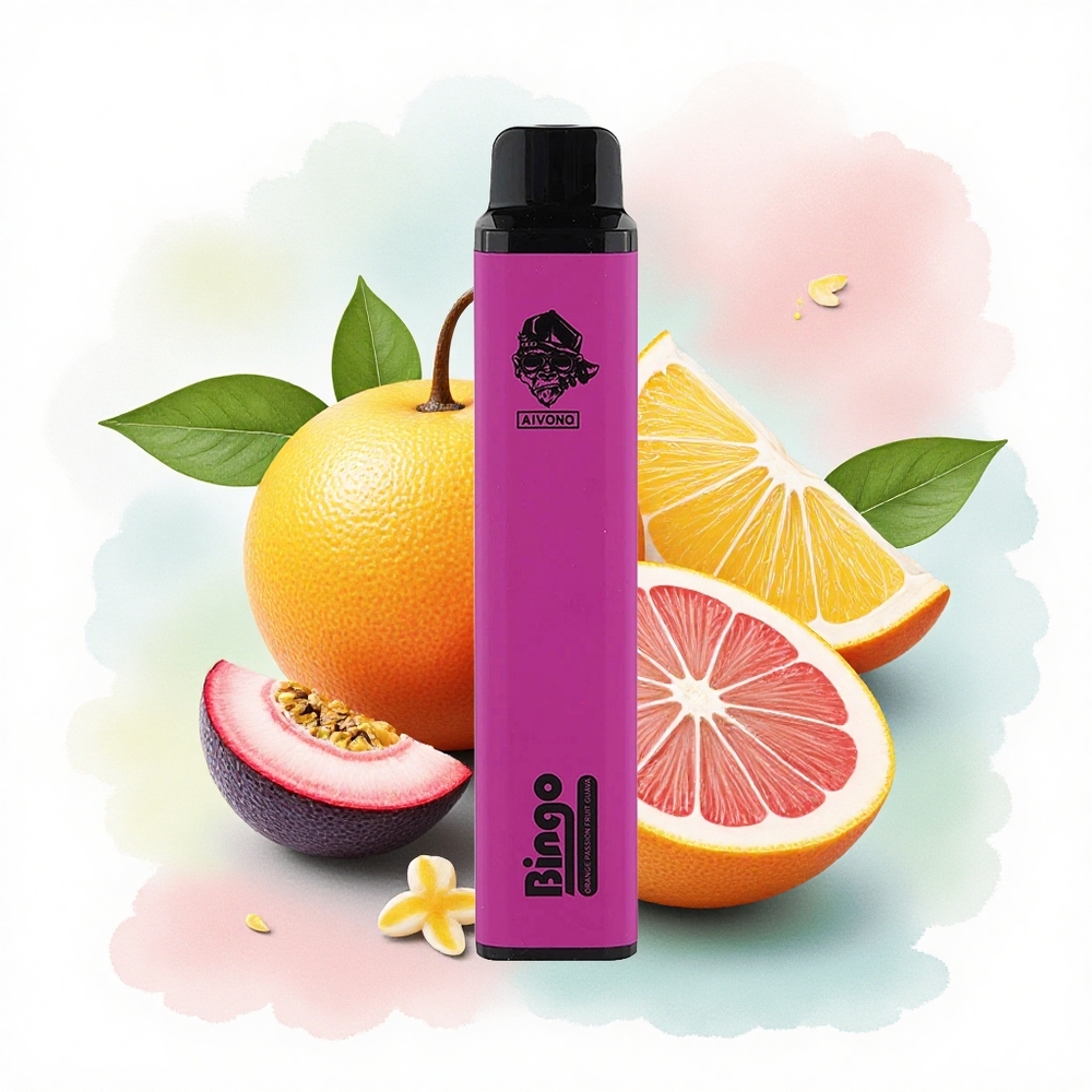 Aivono Aim Bingo 4000 Appelsin Passionsfrugt Guava 1000mAh 10mL 5% nikotin