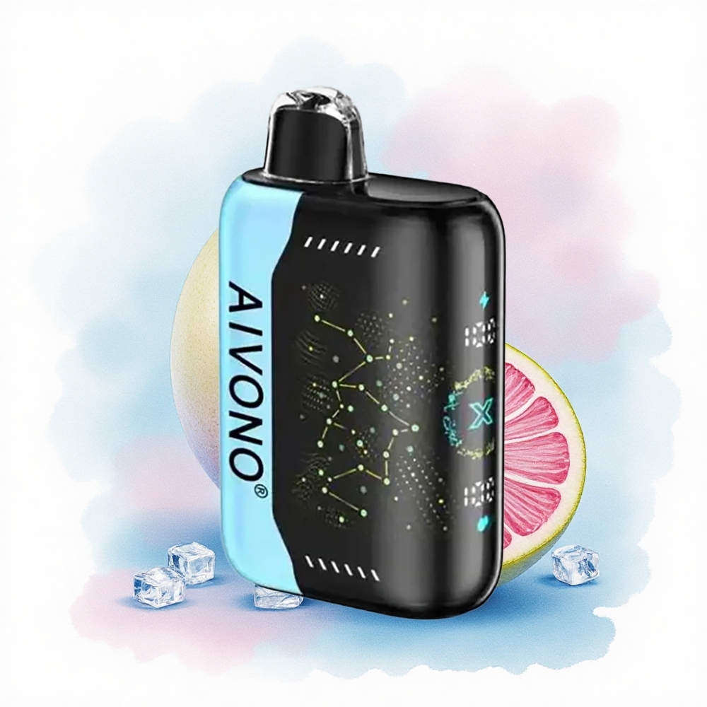 Aivono Aim Boom 25000 Blå Hindbær Is med 0% nikotin og 650mAh