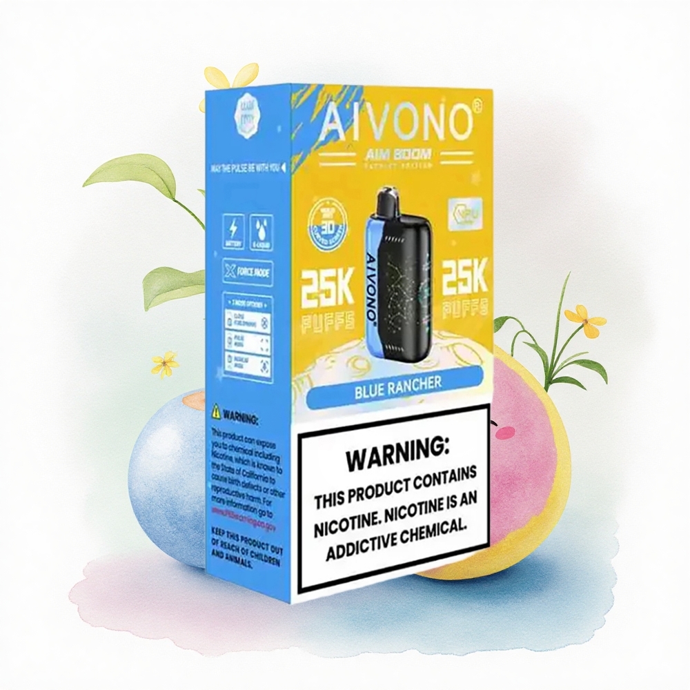 Aivono Aim Boom 25000 Blå Rancher 0% Nikotin 650mAh