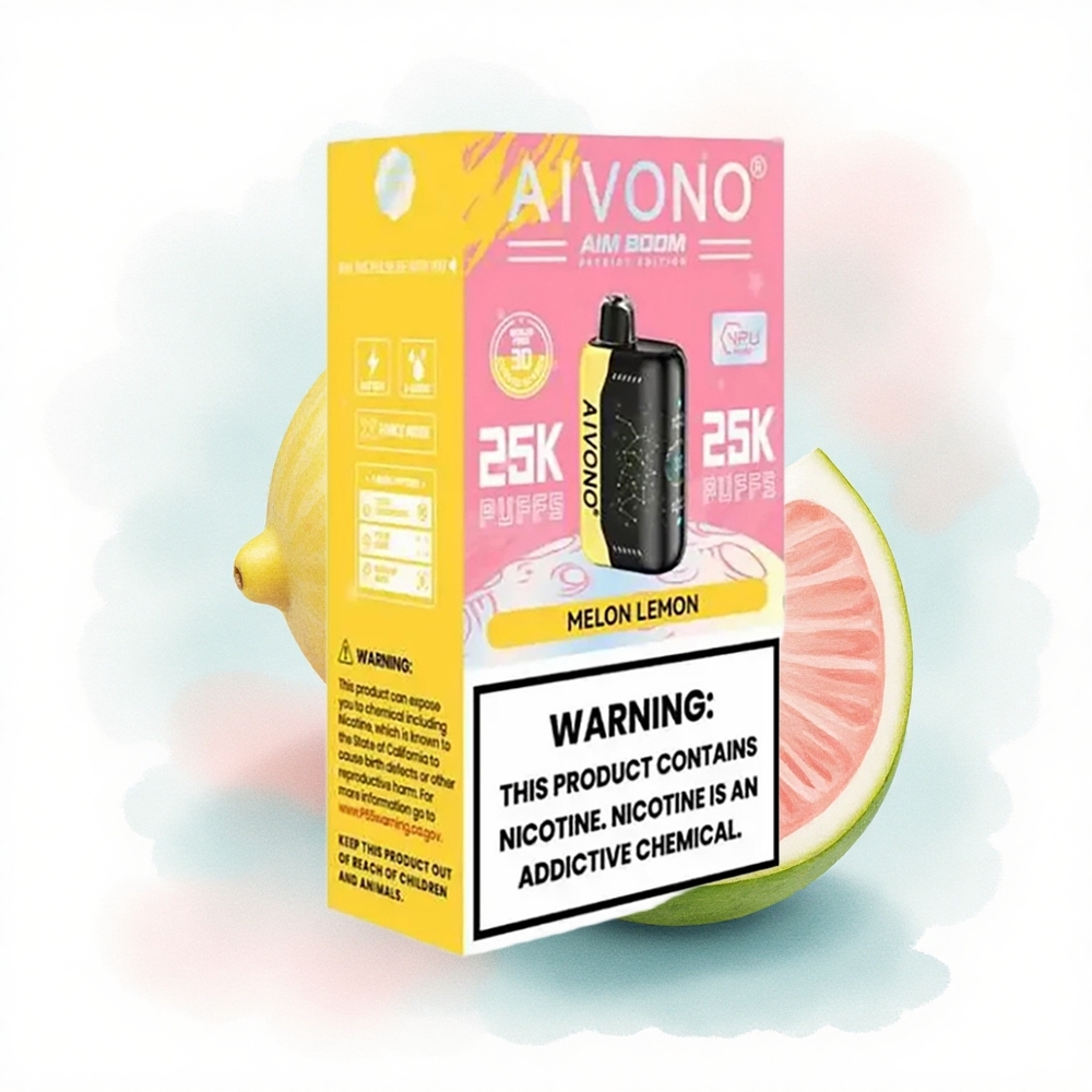 Aivono Aim Boom 25000 Melon Citron 650mAh 0% Nikotin