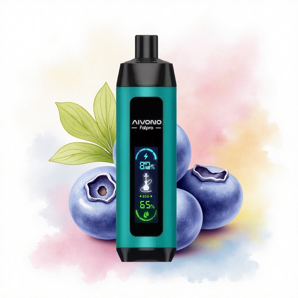 Aivono Aim Fatpro 22000 Blåbær Pistol 600mAh 5% Nicotin