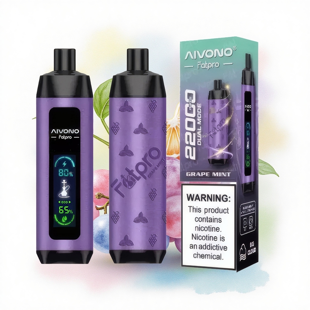 Aivono Aim Fatpro 22000 Drue Mynte med 5% nikotin og 600mAh