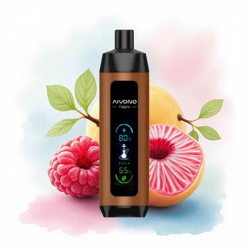 Aivono Aim Fatpro 22000 Kirsebær Hindbær 5% Nikotin 600mAh