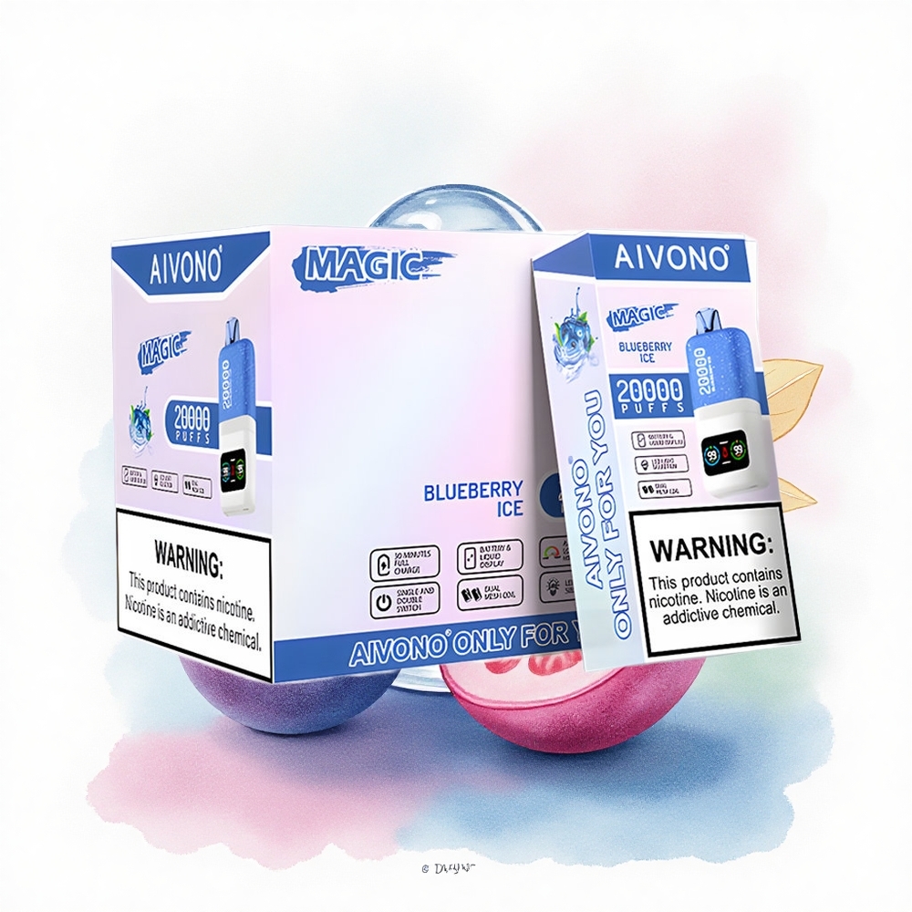 Aivono Aim Magic 20000 Blåbær Is med 5% Nikotin og 600mAh