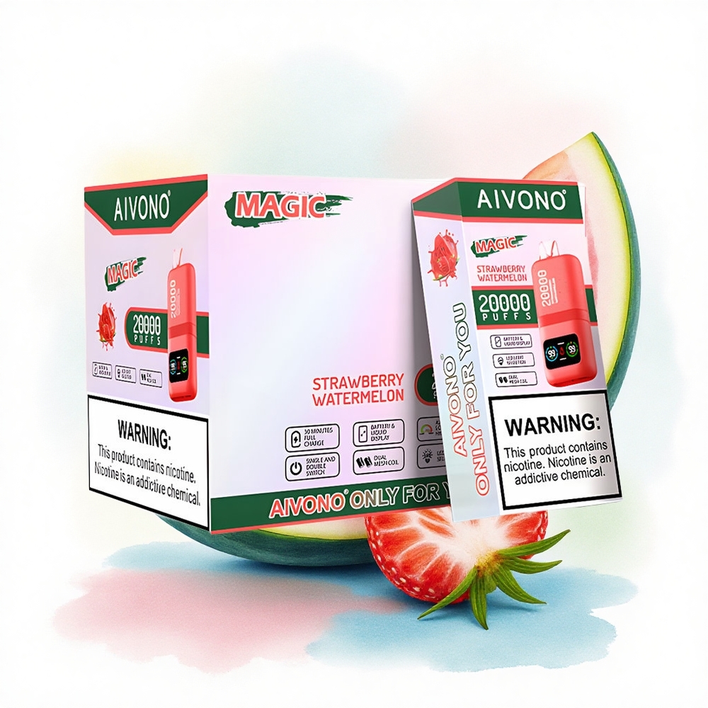 Aivono Aim Magic 20000 Jordbær Vandmelon Dual Mesh Coils 600mAh