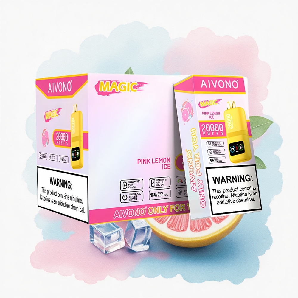 Aivono Aim Magic 20000 Lyserød Citron Is med 5% Nikotin og 600mAh
