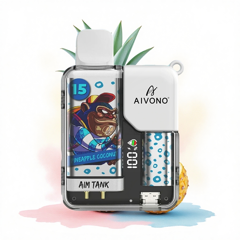 Aivono Aim Tank 9500 Ananas Kokos 18ml 650mAh 1.2ohm Mesh