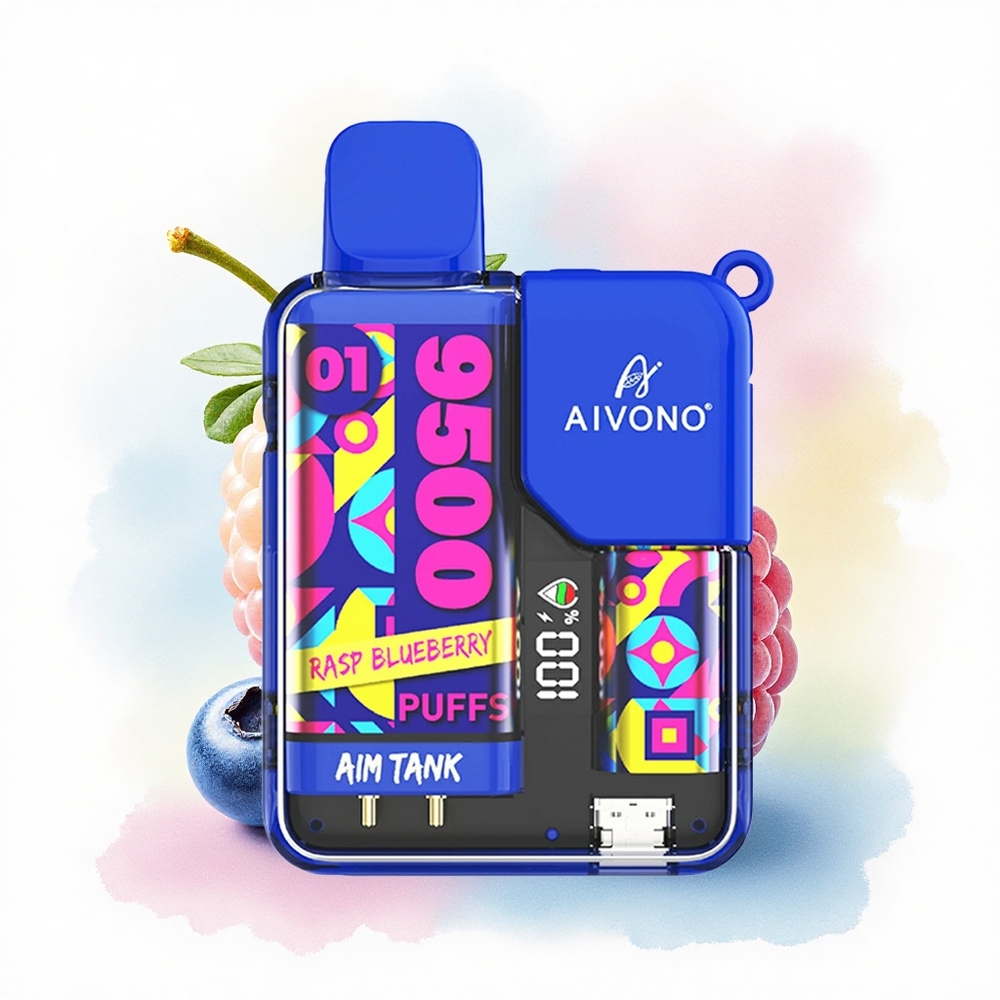 Aivono Aim Tank 9500 Blåbær 18ml 650mAh