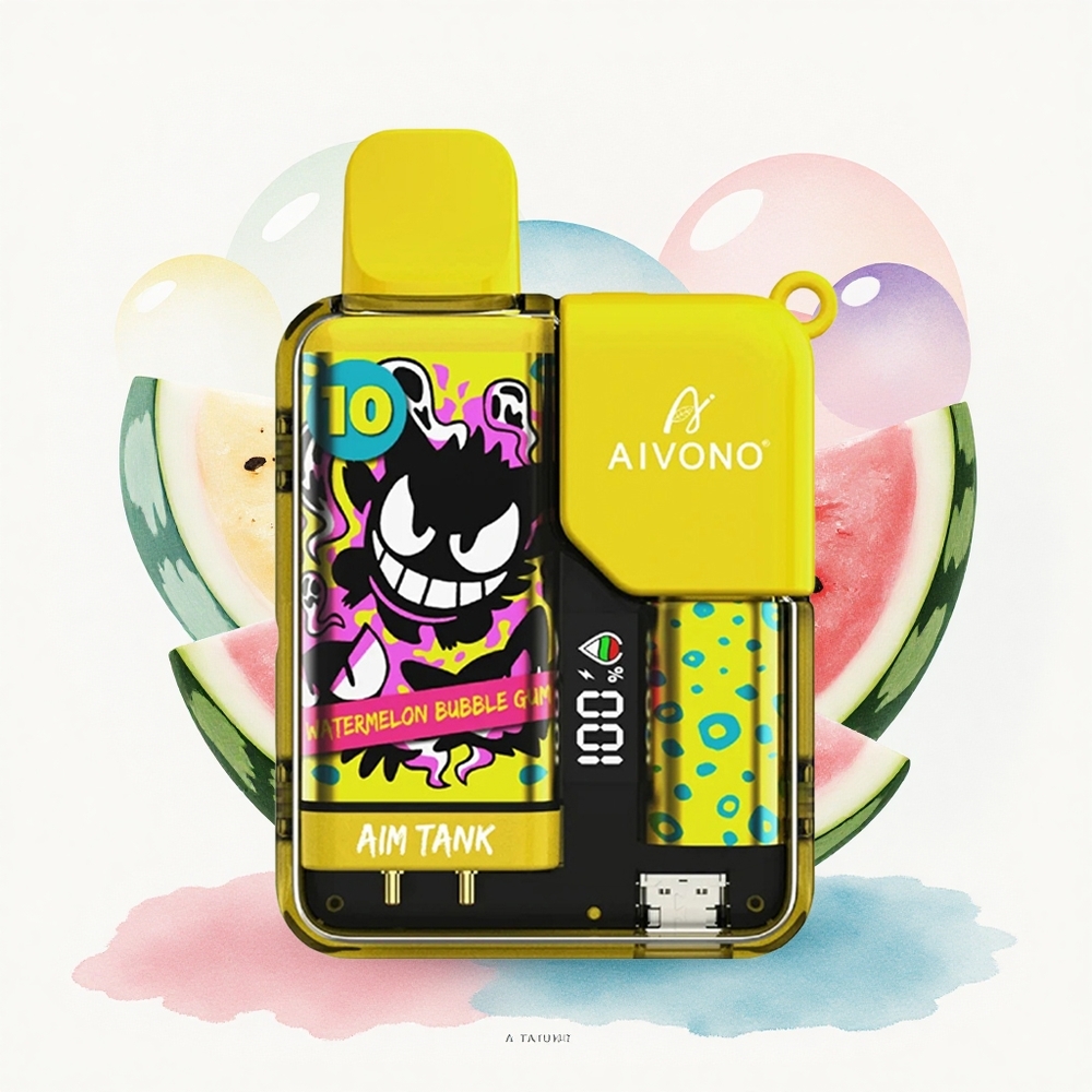 Aivono Aim Tank 9500 Vandmelon Tygggummi med 650mAh og 5% nikotin