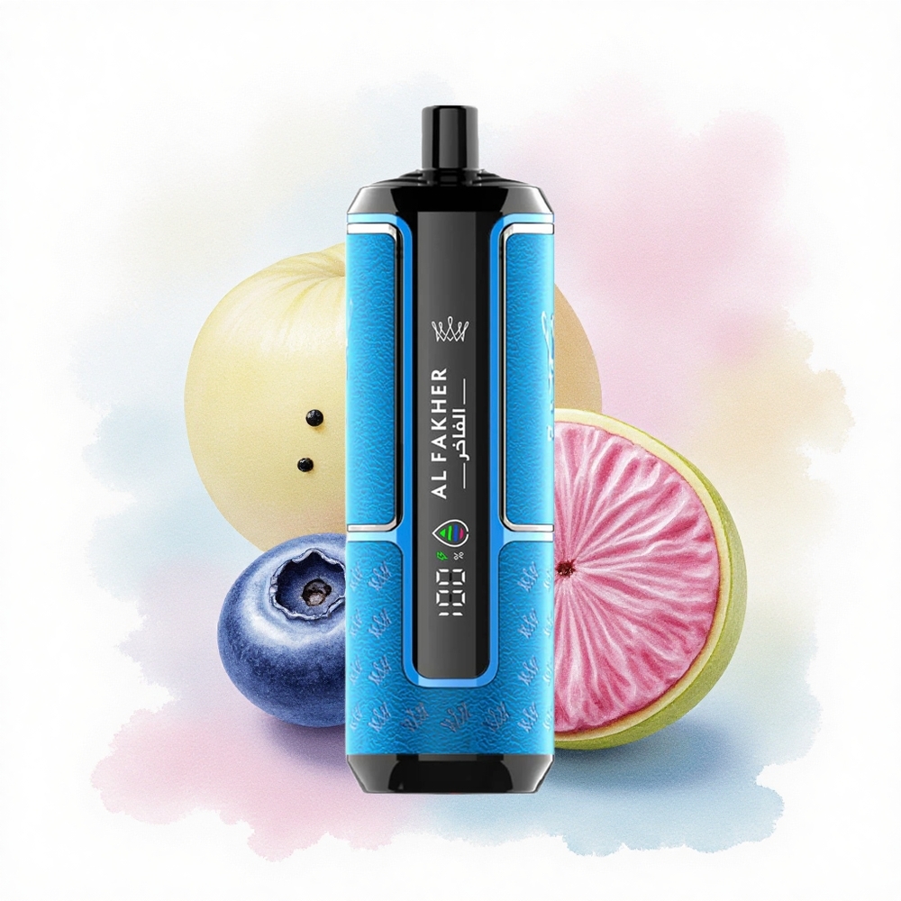 Al Fakher Crown Bar 15K Hypermax Blåbærtyggegummi 600mAh Type-C