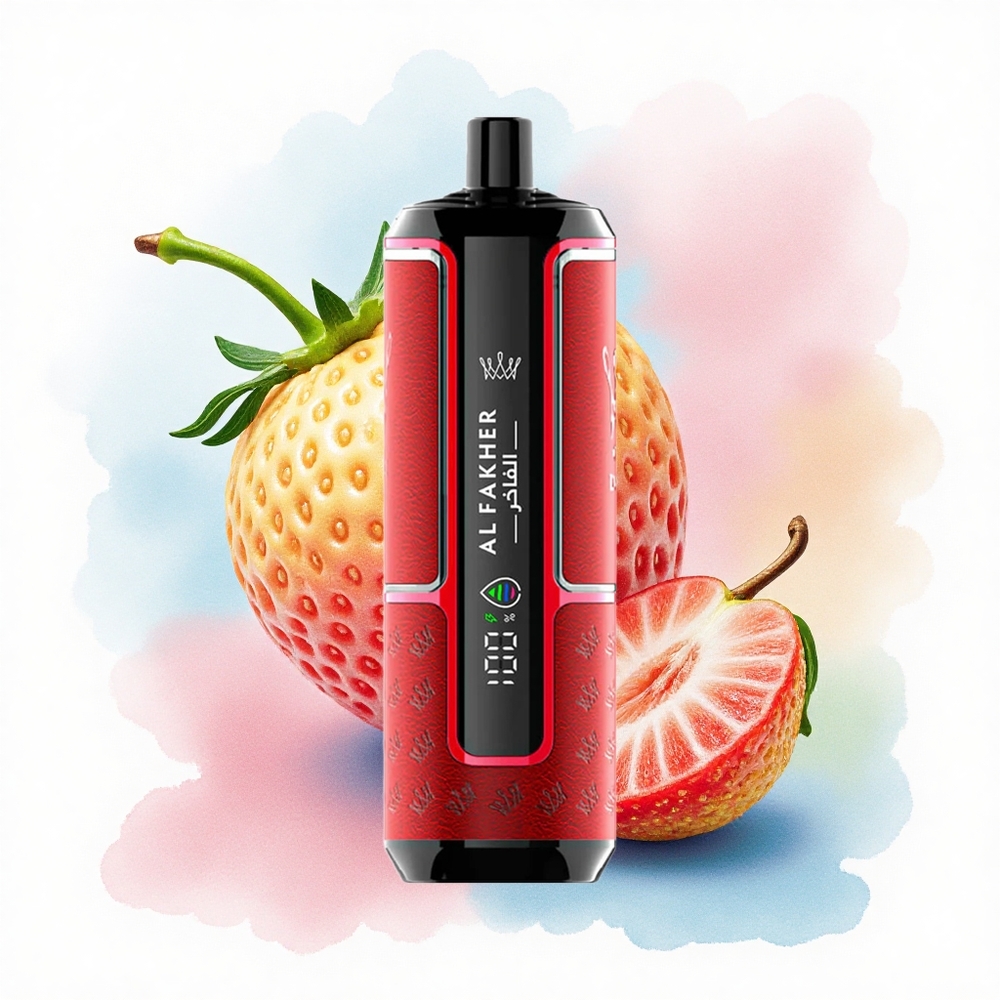 Al Fakher Crown Bar 15K Hypermax Jordbær Punch 22ml 6mg Nikotin 600mAh