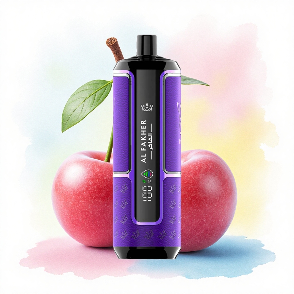 Al Fakher Crown Bar 15K Hypermax Kirsebær Fest med 600mAh og 6mg nikotin