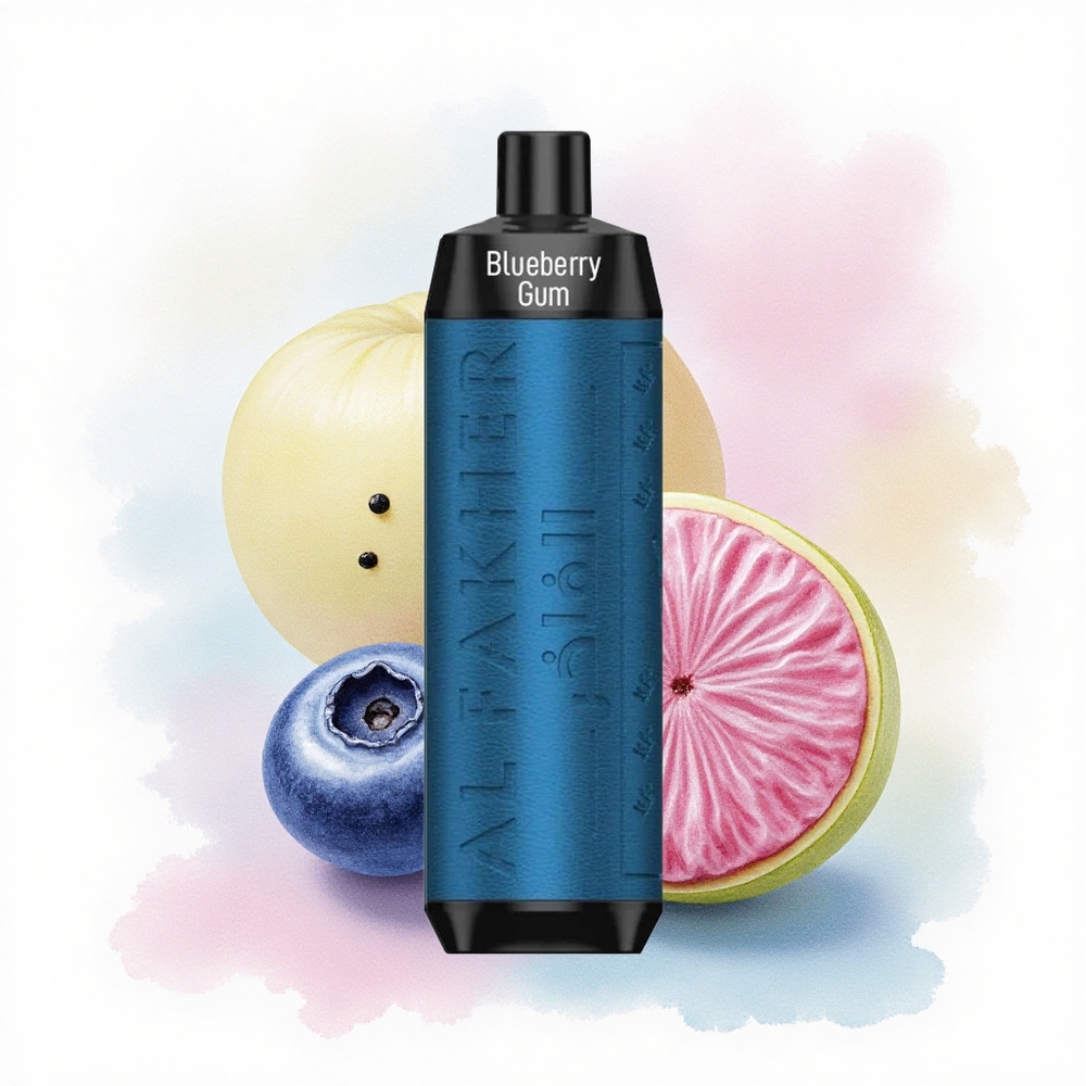 Al Fakher Crown Bar 8000 Crystal Blåbær Tyggegummi med 5mg Nikotin og 600mAh