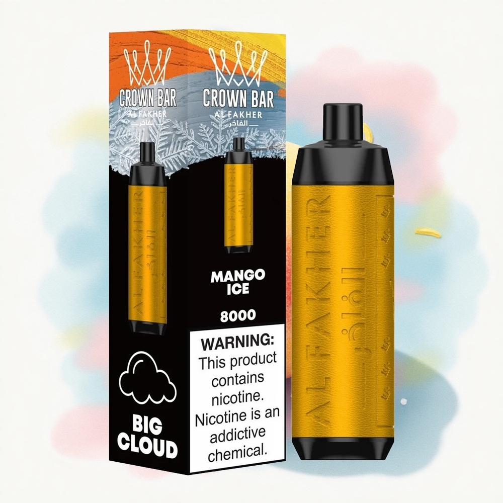 Al Fakher Crown Bar 8000 Crystal Ismango Type-C 600mAh 5mg Nikotin