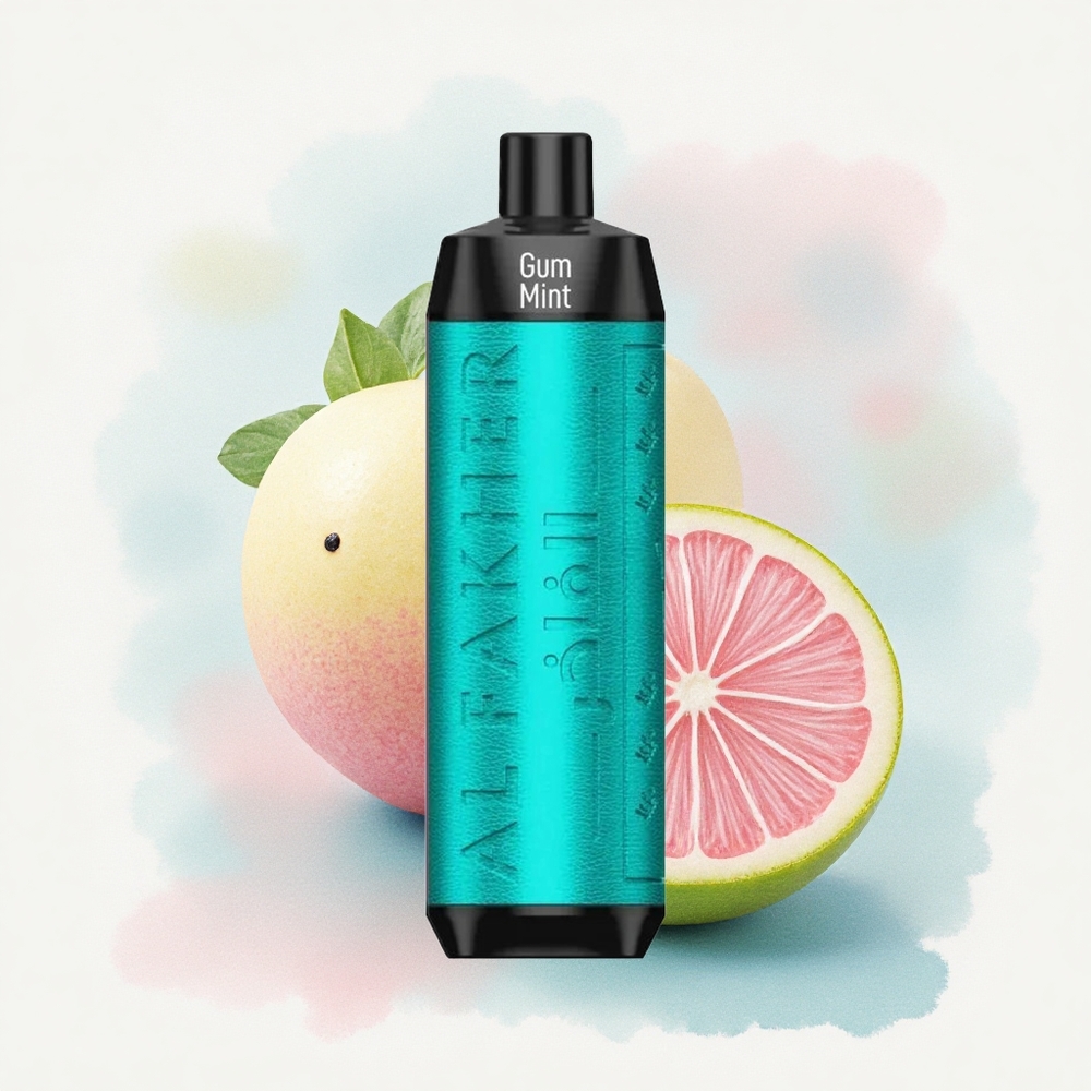 Al Fakher Crown Bar 8000 Crystal Tyggegummi Mint 600mAh 0.6ohm 5mg Nikotin