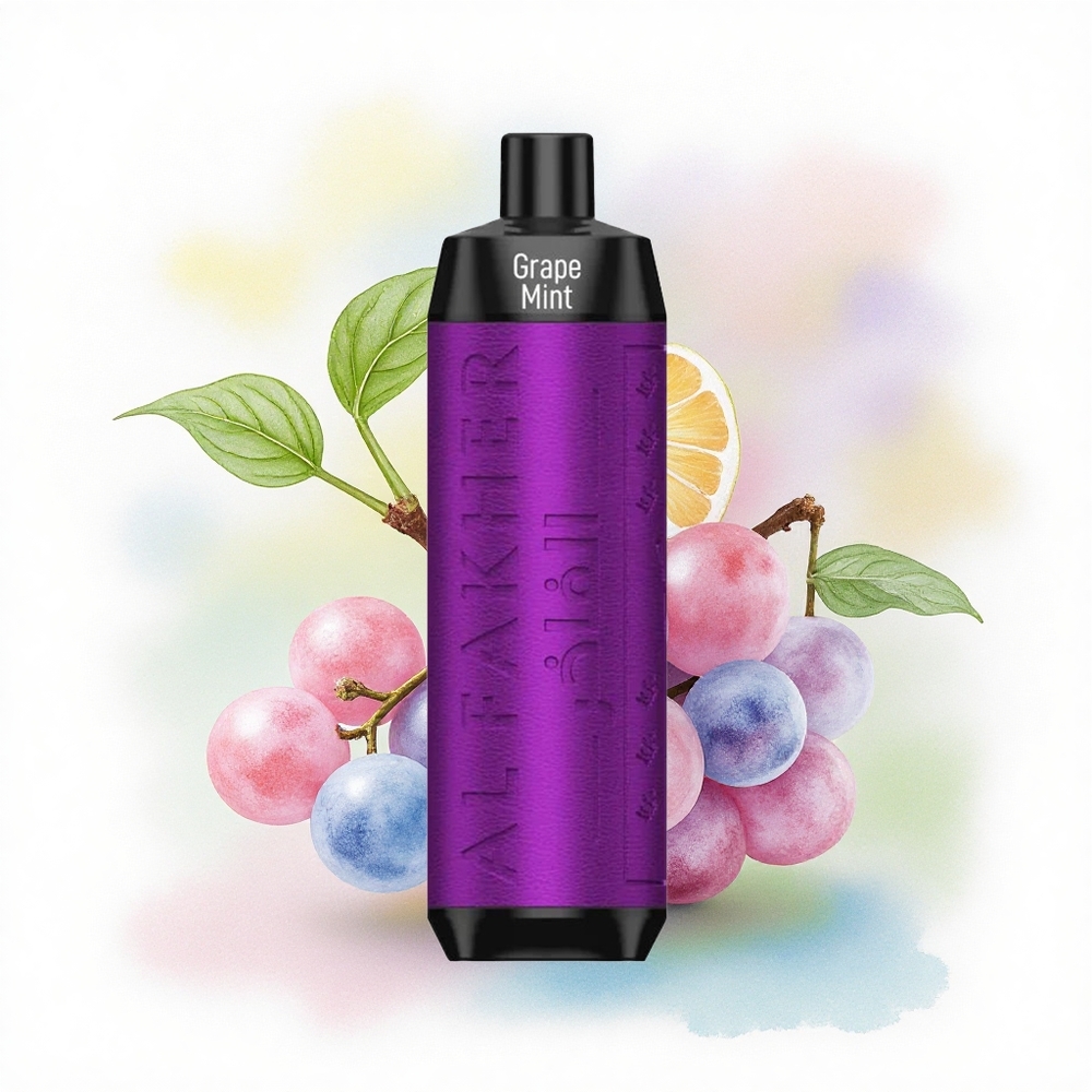 Al Fakher Crown Bar 8000 Crystal Vinduesmynte med 5mg nikotin og 600mAh batteri